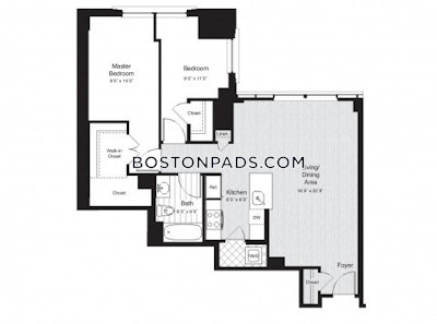 Charlestown Apartment for rent 2 Bedrooms 1 Bath Boston - $11,477